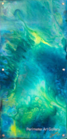 Wash, encaustic painting by Amy Cassidy